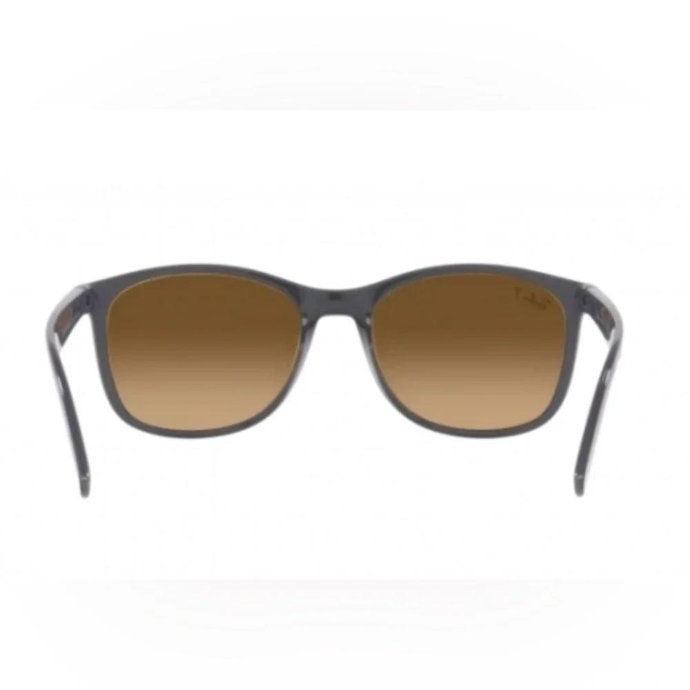 Polarized Ray Ban 4374 6600M2 Brown Grey Sunglasses - Picture 9 of 10
